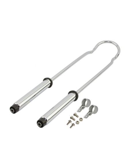 Sissy Bar W/Shock 34 Chrome.